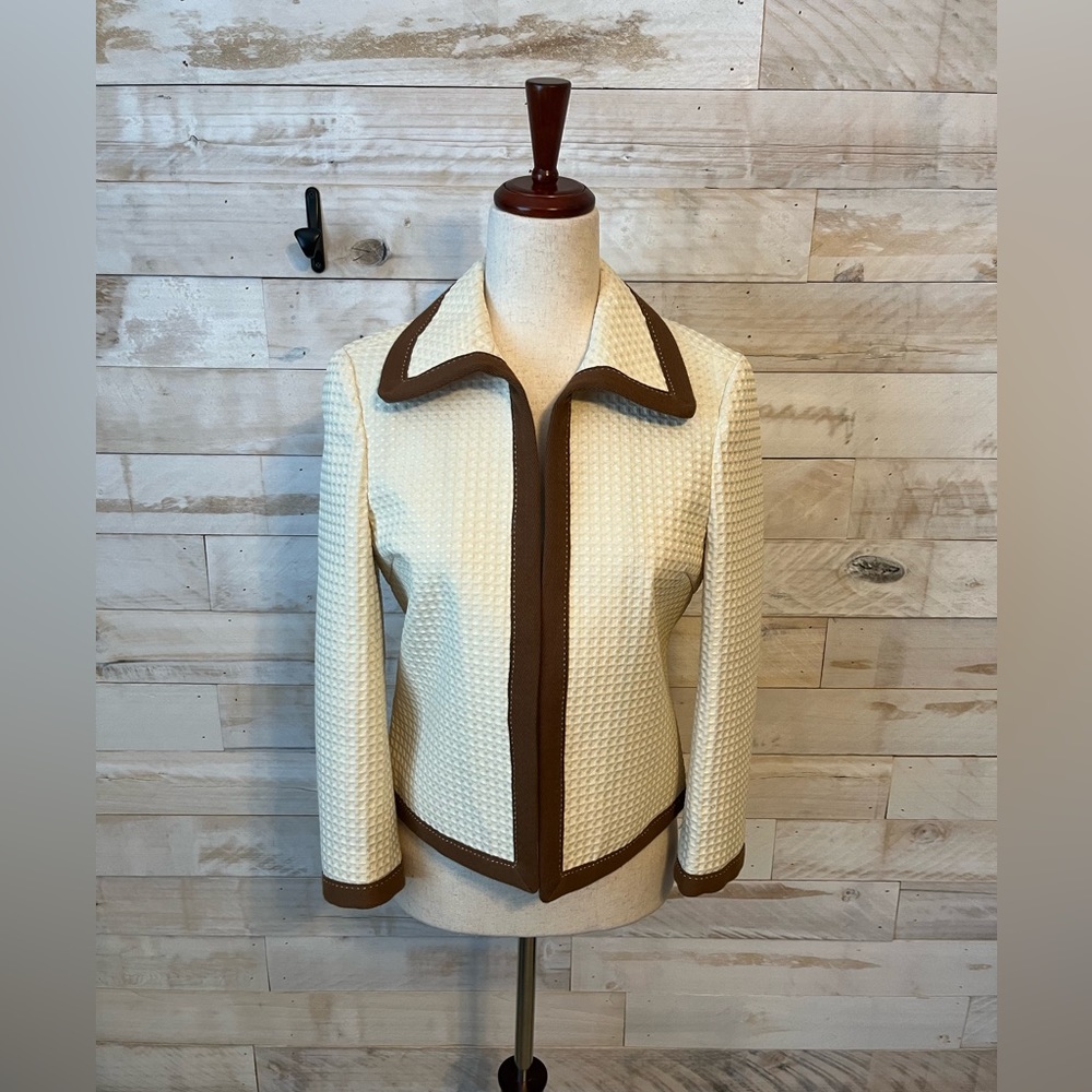 Tory Burch waffle knit cardigan size 6